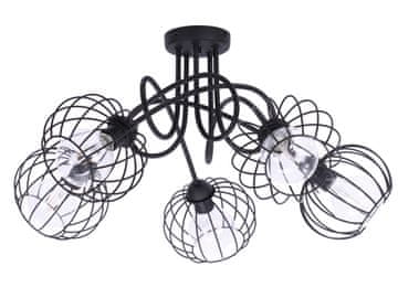 shumee Viseča stropna svetilka Loft, previsna, kovinska, E27 LED