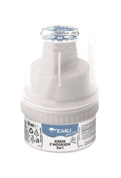 VACO EMU Sport Line 3-v-1 krema za čiščenje čevljev bela 50 ml