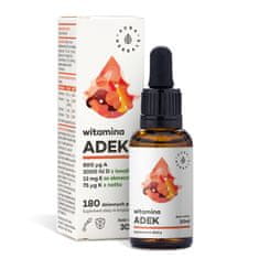 Aura Herbals Aura herbals adek kapljice vitamina A + D3 + E + K2 30 ml