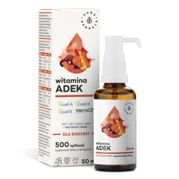 Aura Herbals Aura Herbals Vitamin Adek za družino MCT - kapljice 50 ml