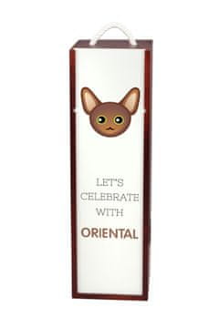 Artdog Orientalska - vinska škatla z grafiko in napisom Art-Dog