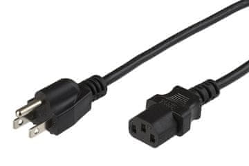 MicroConnect Napajalni kabel PE110405 Črna 0,5 m C13 Vtič za ploščo B