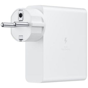 shumee Samsung TB410 PD 140W USB-C stenski polnilnik bele barve
