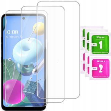 shumee 3X 9H kaljeno steklo zaščitno folijo za LG K62 | 3-PAKET