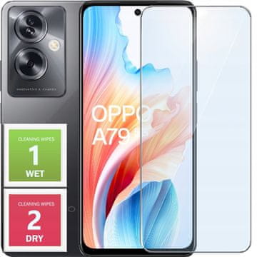 shumee Kaljeno steklo za Oppo A79 5G - Zaščitno steklo 2.5D, 9H
