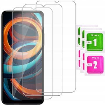 shumee 3x kaljeno steklo ZA Xiaomi Redmi A3 4G steklo | 3-PAKET