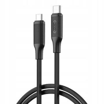 shumee Kabel XO NB-Q265B PD USB-C - USB-C 1,0 m 60 W črne barve