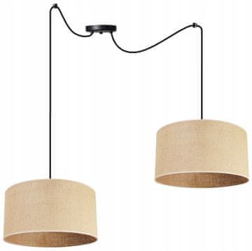 GH VISEČA SVETILKA, STROPNI LESTENEC, SEBUNAR 35 CM, PAJEK