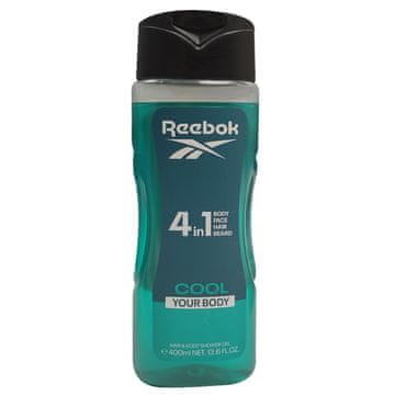 Reebok Reebok Cool Your Body 4v1 gel za prhanje za moške 400 ml