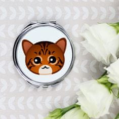 Artdog Mačka Toyger - žepno ogledalo za torbico znamke Art-Dog