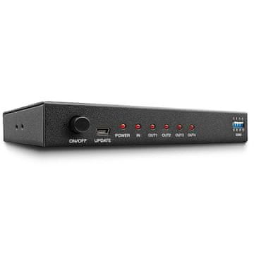 Lindy Lindy 4K HDMI razdelilnik s 4 vrati, 3D, 2160P30, 38159