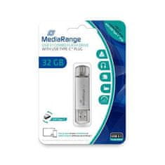 MediaRange Kombinirani USB ključek MediaRange 32 GB USB 3.1, MR936
