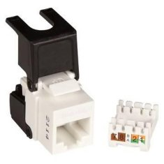 shumee Patchcord Lanview LVN128143 ploščat RJ45 črno/bel 1 kos