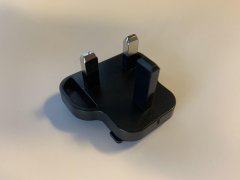 Vivolink Vivolink vlpsuplug-UK napajalnik tipa G (UK) črne barve
