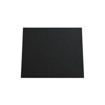 shumee Kompaktna HPL mizna plošča 90x90 cm - črna mat (0190AF)