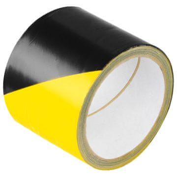 shumee Rumena in črna opozorilna folija 75 mm x 100 m Vorstahl