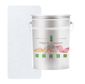 shumee Beli silikonski fasadni omet 1 mm 25 kg ojačan, trpežen
