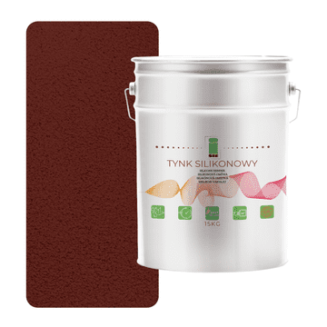 shumee Silikonski omet 3009 ojačan fasadni rdeče rjav 1mm 15KG