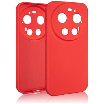 shumee Silikonski ovitek Beline za Xiaomi 17 Ultra rdeče barve