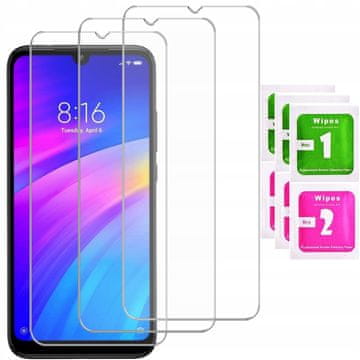shumee 3x kaljeno steklo ZA Xiaomi Redmi 7 steklo 9H | 3-PAKET