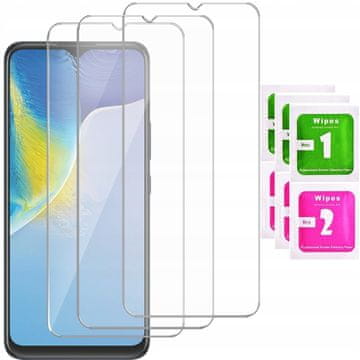 shumee 3x kaljeno steklo zaščitno folijo za vivo Y01 | 3-PAKET