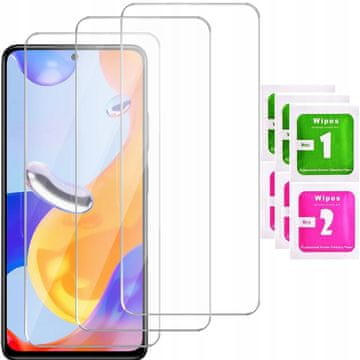 shumee 3x kaljeno steklo za xiaomi redmi note 11 pro | 3-PAKET