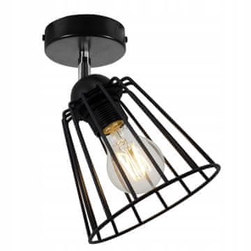 shumee Stropna svetilka Loft Edison retro LED stenska svetilka