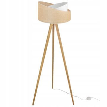 GH STALNA SVETILKA S TRIPAKOM, LESENA JUTINA, SENČNIK 45 CM