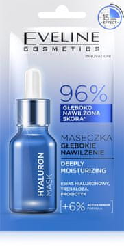 Eveline Globoko vlažilna maska za obraz - hialuron 8 ml