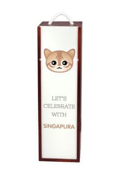 Artdog Singapura - vinska škatla z grafiko in napisom Art-Dog