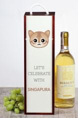 Artdog Singapura - vinska škatla z grafiko in napisom Art-Dog