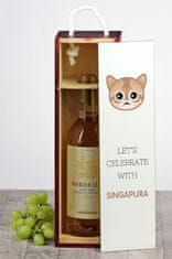 Artdog Singapura - vinska škatla z grafiko in napisom Art-Dog