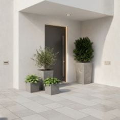 Home Flore siv betonski cvetlični lonček v41x39,5x39,5 cm