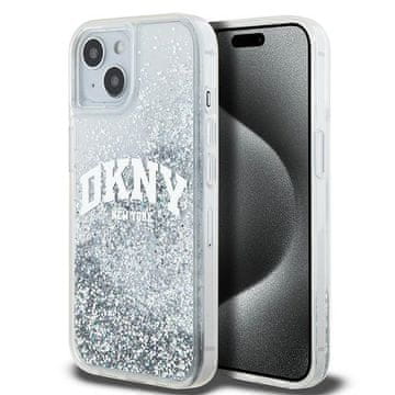 DKNY Ovitek za iPhone 15 dkny Liquid Glitter Big Logo White