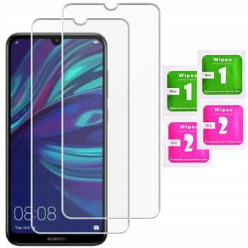 shumee 2x kaljeno steklo ZA Huawei Y7 2019 steklo 9H | 2 kosa