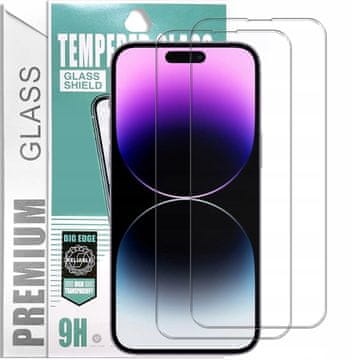 shumee 2x kaljeno steklo PremiumGlass 9H za iPhone 14 Pro Max