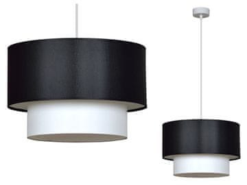 shumee Viseča kuhinjska svetilka z LED senčnikom iz materiala