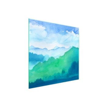 shumee Steklena zaščitna plošča za štedilnik 50x52 Mountains