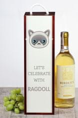 Artdog Ragdoll - škatla za vino z grafiko in napisom Art-Dog