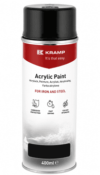 Kramp Barva primerna za stroje New Holland, mat črna 400 ml
