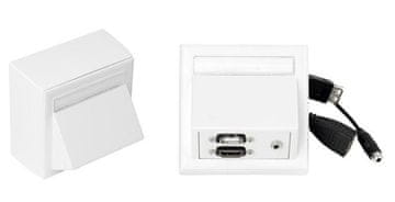 Vivolink Vivolink WI221260 vtičnica HDMI + USB A + 3,5 mm bela