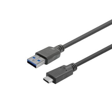 Vivolink PROUSBCAMM15 USB 3.2 Gen 1 kabel 15 m USB C na A črne barve