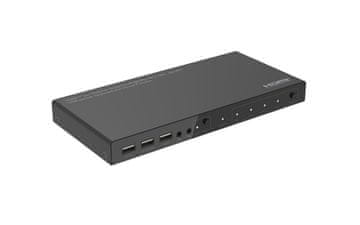 MicroConnect KVM stikalo Microconnect MC-HDMIKVM0401-4K črne barve