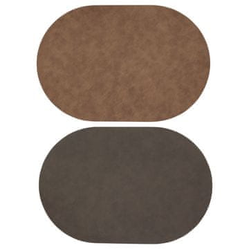 Secret de Gourmet Kim dvostranski namizni podstavek 49x33 cm črne barve