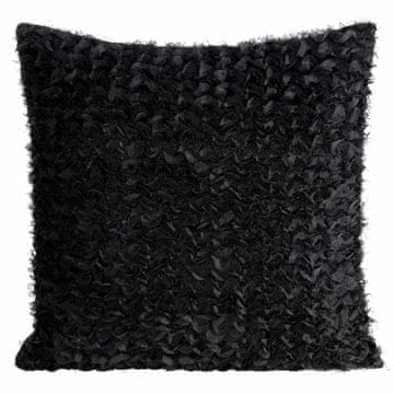 Eurofirany Prevleka za vzglavnik Tiffany 45x45 s črnimi volančki