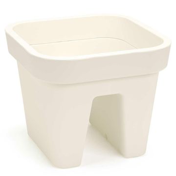 shumee Cvetlični lonec Lys z balustrado, kremne barve, 29 cm