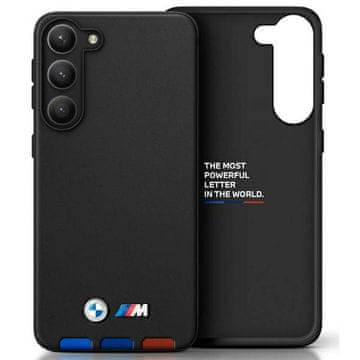 Bmw Ovitek za Samsung Galaxy A54 BMW usnjen črn tribarvni