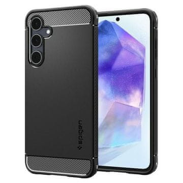 Spigen Ovitek Spigen Rugged Armor za Samsung Galaxy A55, črn