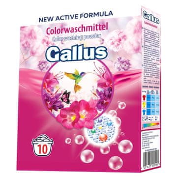 shumee Pralni prašek Gallus (10 pranj) - barvno perilo 650 g