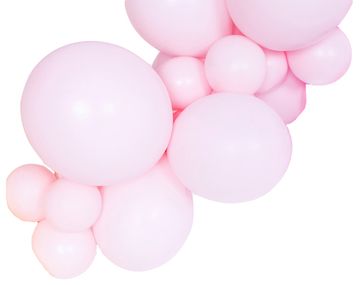 PartyDeco Baloni 30 cm, pastelno nežno roza, 100 kosov, 1 paket